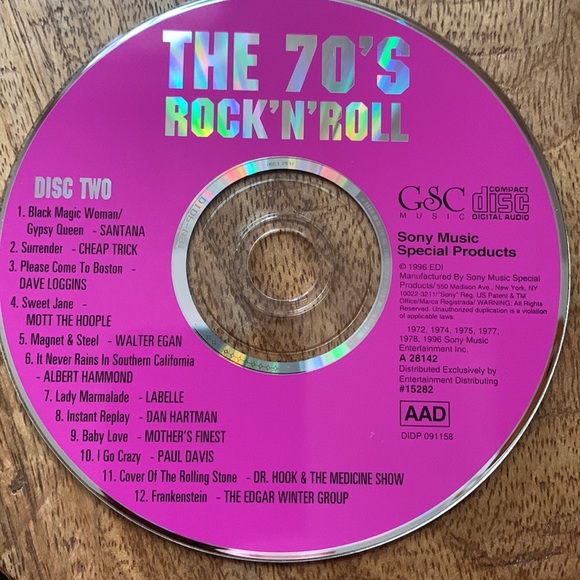 The 70’s Rock’n’Roll 36 All Time Favorites CD - Picture 9 of 12